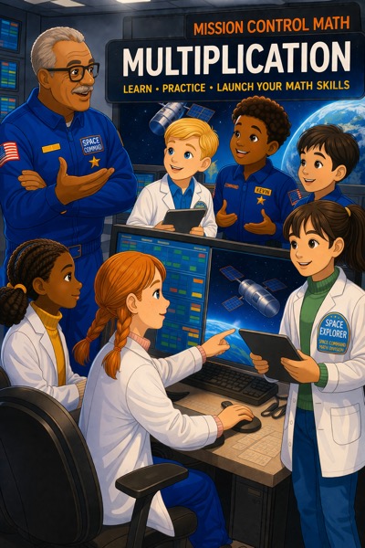 Mission Control Math: A 3rd Grade Multiplication Workbook